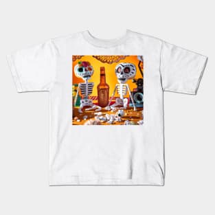 Day of the Dead Skulls Kids T-Shirt